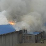 Incendiu la o fabrică de lapte din Panaci, județul Suceava